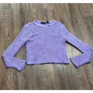 Women’s Jamie Scott Sweater Purple Small Pull Over Long sleeve